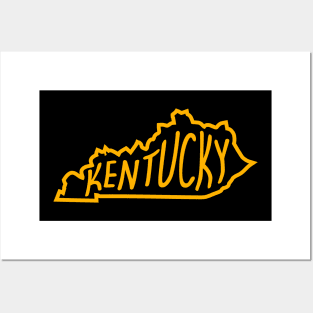 kentucky map Posters and Art